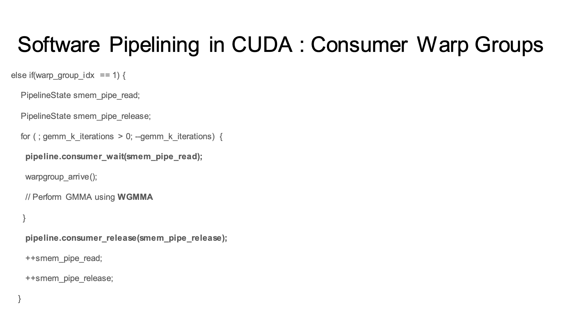 Software Pipelining in the NVIDIA Hopper Architecture
